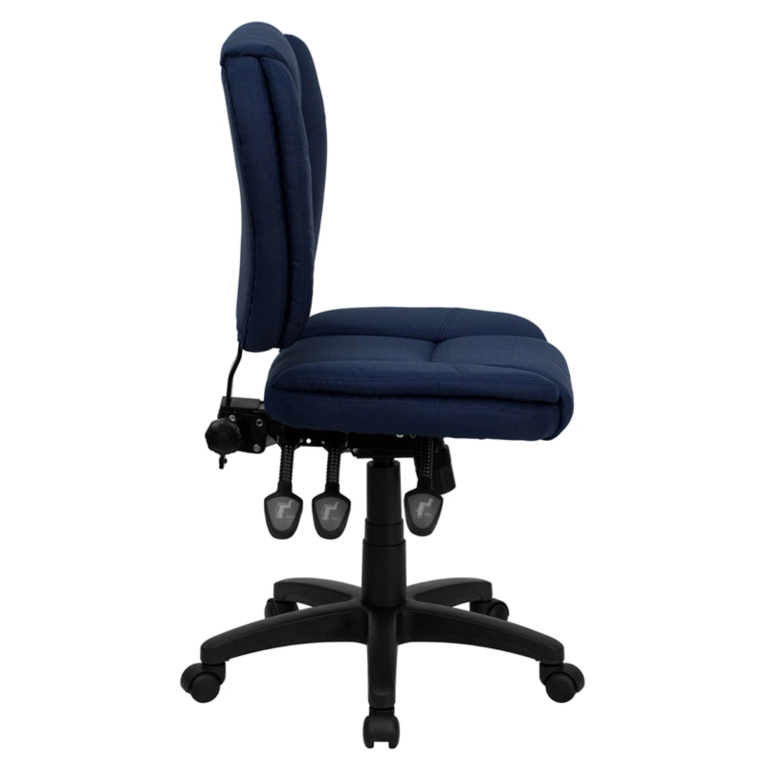 Flash Mid-Back Multifunction Swivel Ergonomic Task Office Chair With Pillow Top Cushioning - Image 15