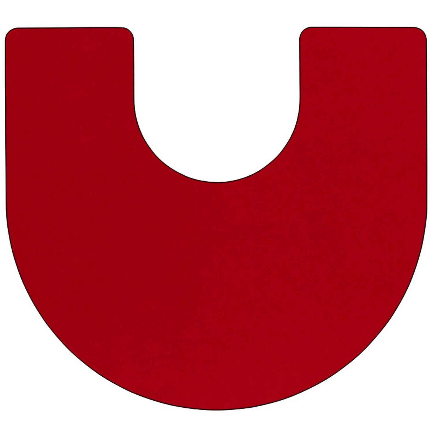 Flash Mobile 60''W X 66''L Horseshoe Thermal Laminate Activity Table - Height Adjustable Short Legs - Image 12