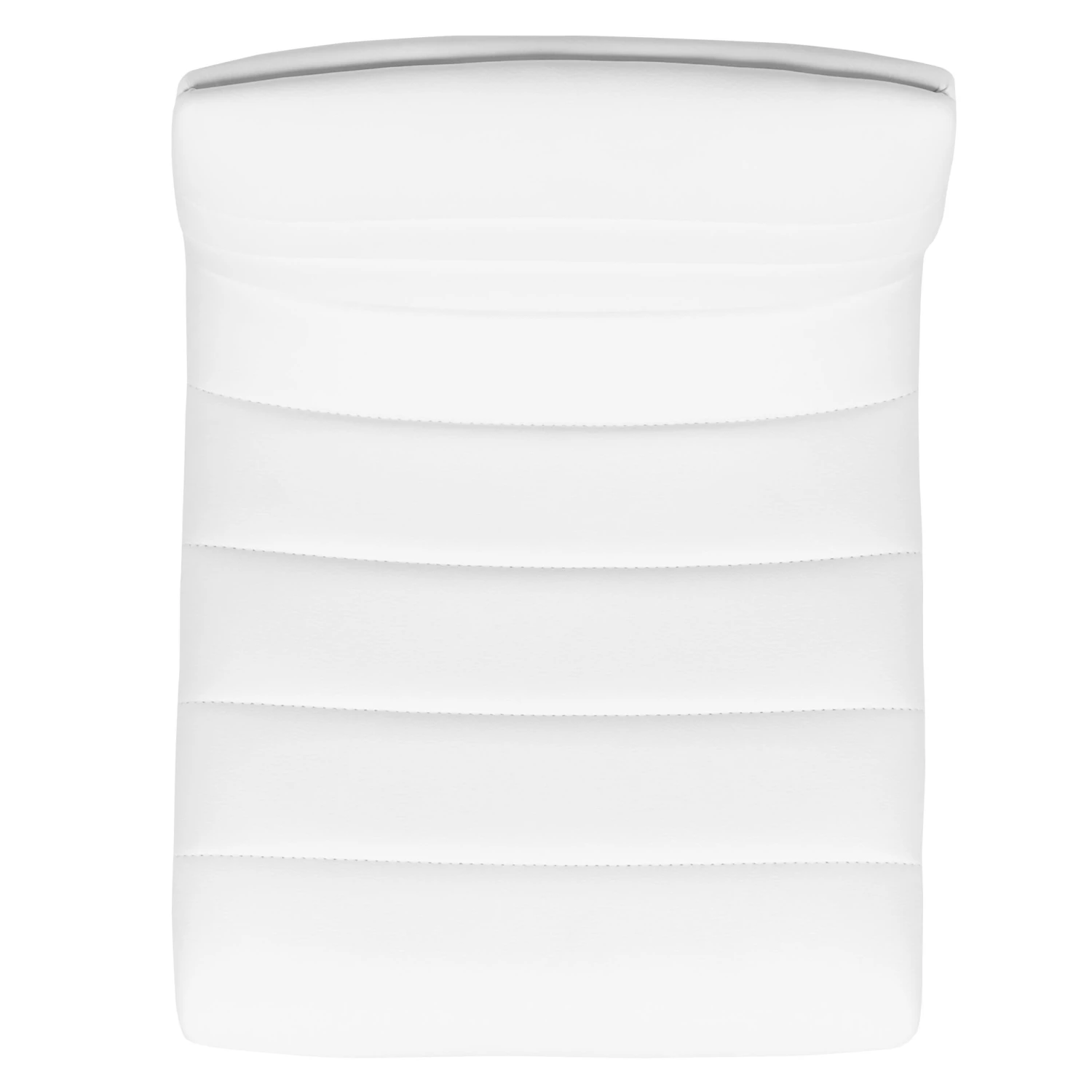 Flash Modern Vinyl Adjustable Height Barstool With Horizontal Stitch Back, Set Of 2 - Image 12