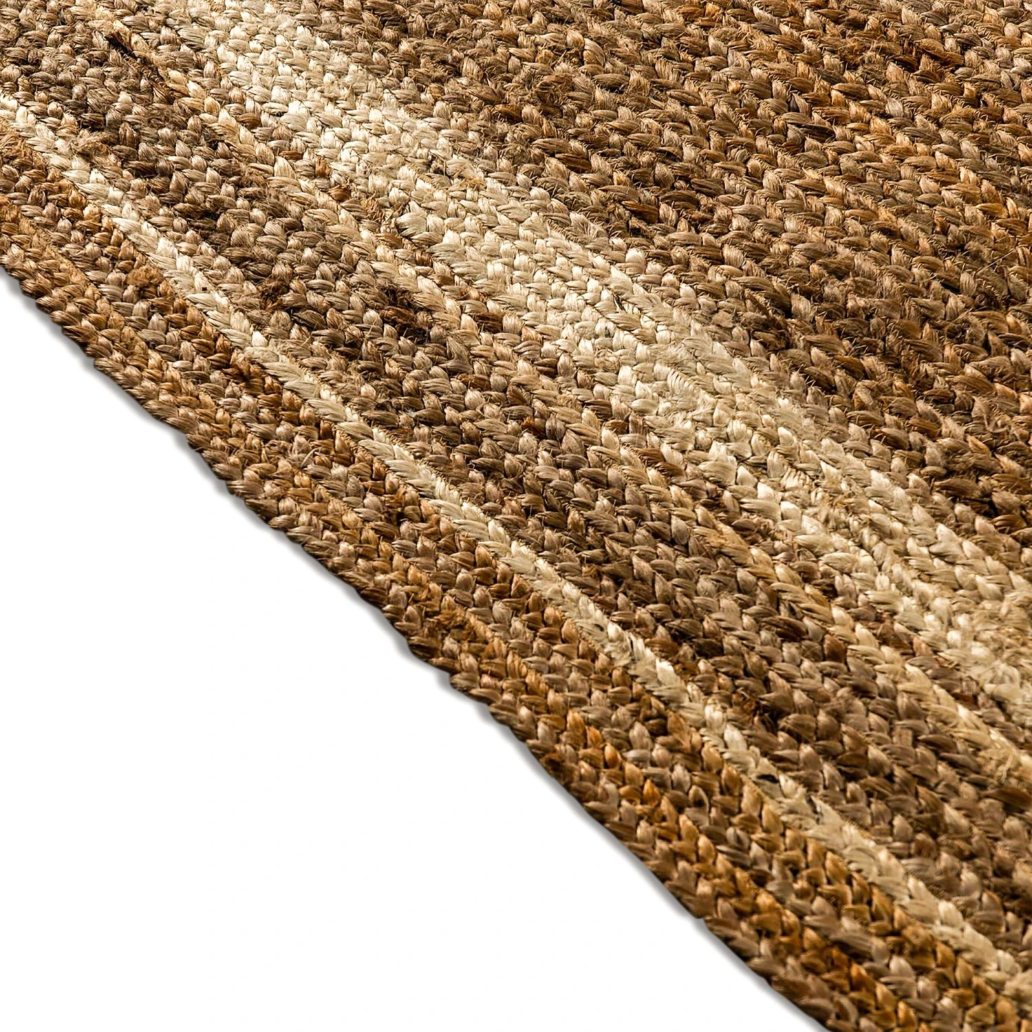 Flash Natural Fiber Jute Area Rug - Braided Indoor Jute Rug - Natural Area Rugs - Image 15