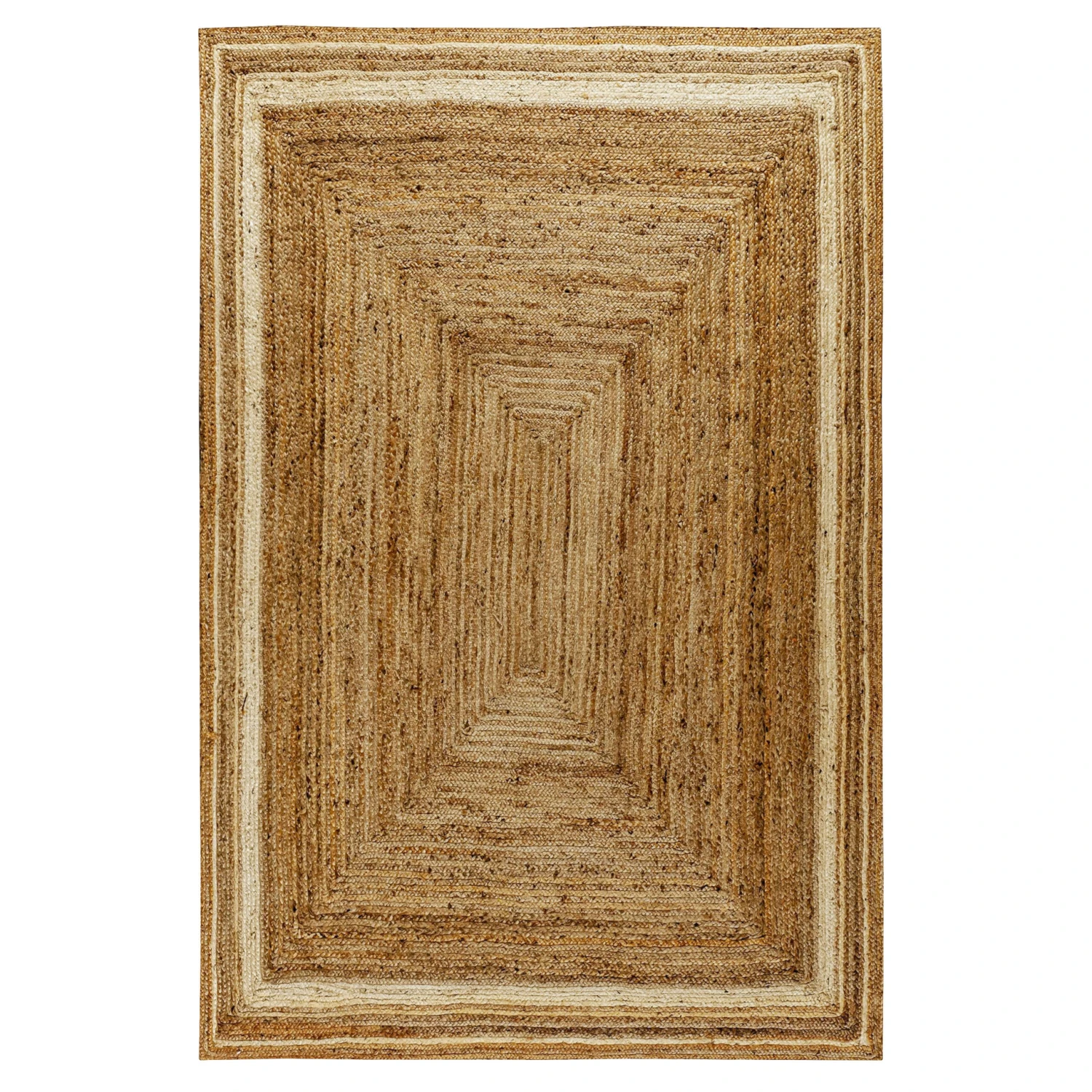 Flash Natural Fiber Jute Area Rug - Braided Indoor Jute Rug - Natural Area Rugs - Image 9