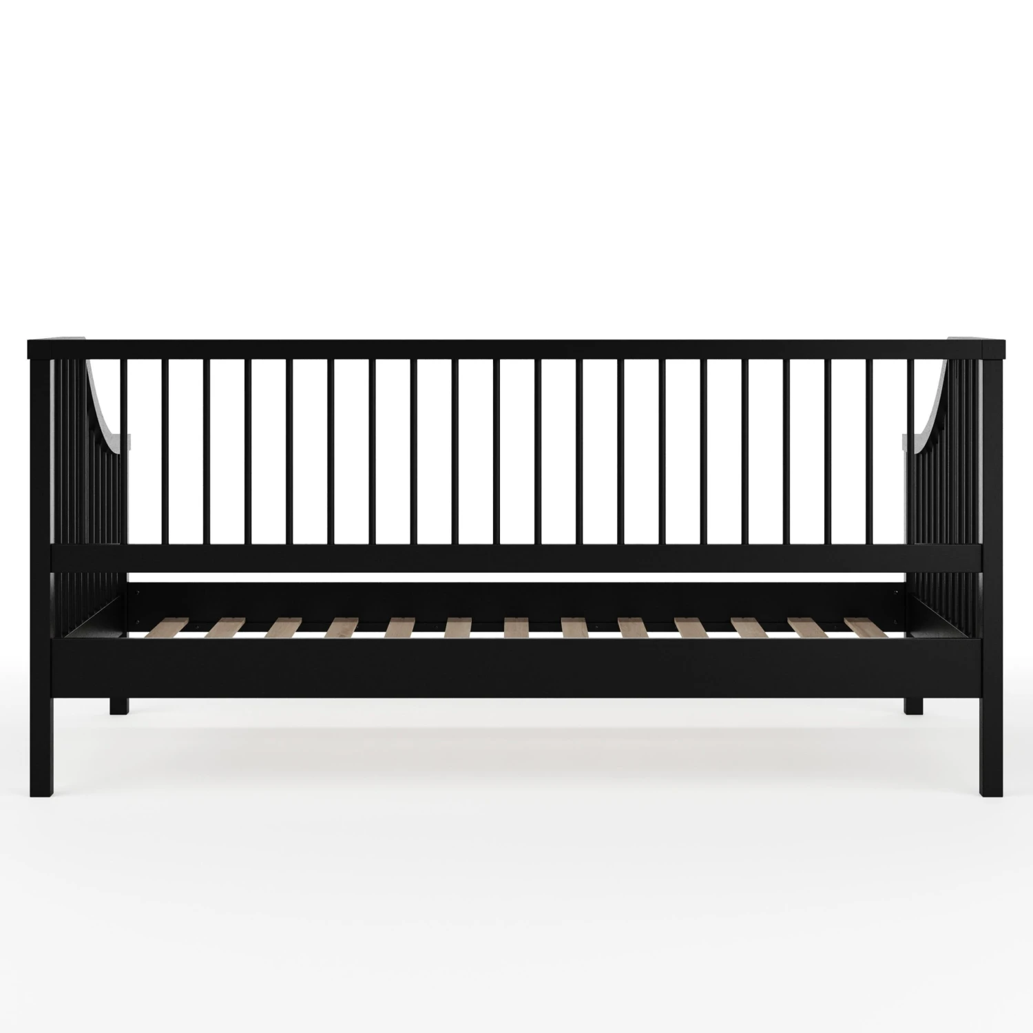 Neely Solid Wood Platform Daybed With Wooden Spindles And Slatted Foundation With No Box Spring Required - Image 18
