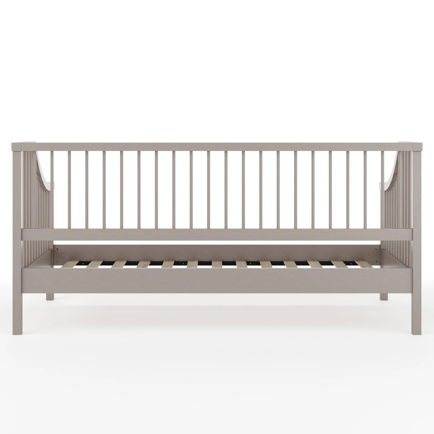 Neely Solid Wood Platform Daybed With Wooden Spindles And Slatted Foundation With No Box Spring Required - Image 7