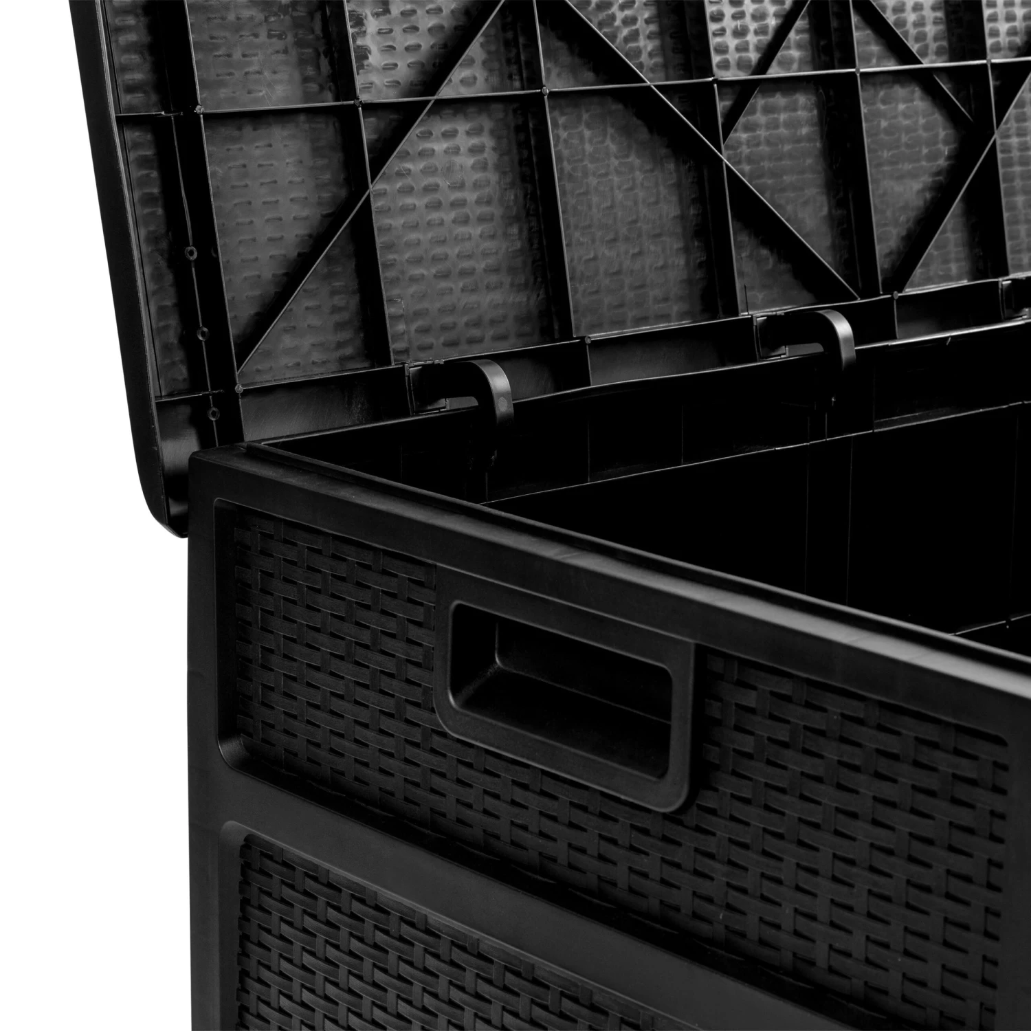 Flash Nobu 120 Gallon Plastic Deck Box - Outdoor Waterproof Storage Box For Patio Cushions, Garden Tools And Pool Toys - Image 7