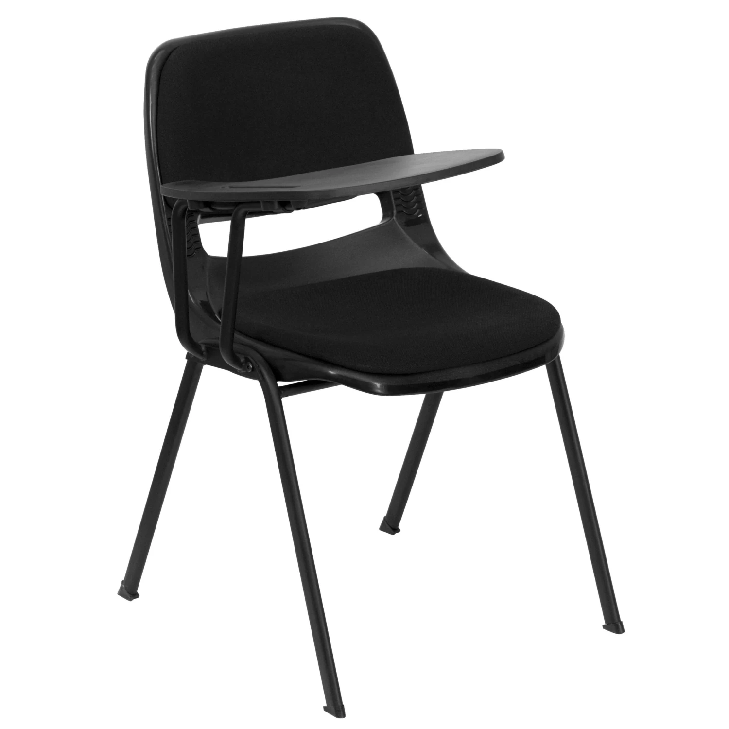 Flash Padded Ergonomic Shell Chair With Right Handed Flip-Up Tablet Arm