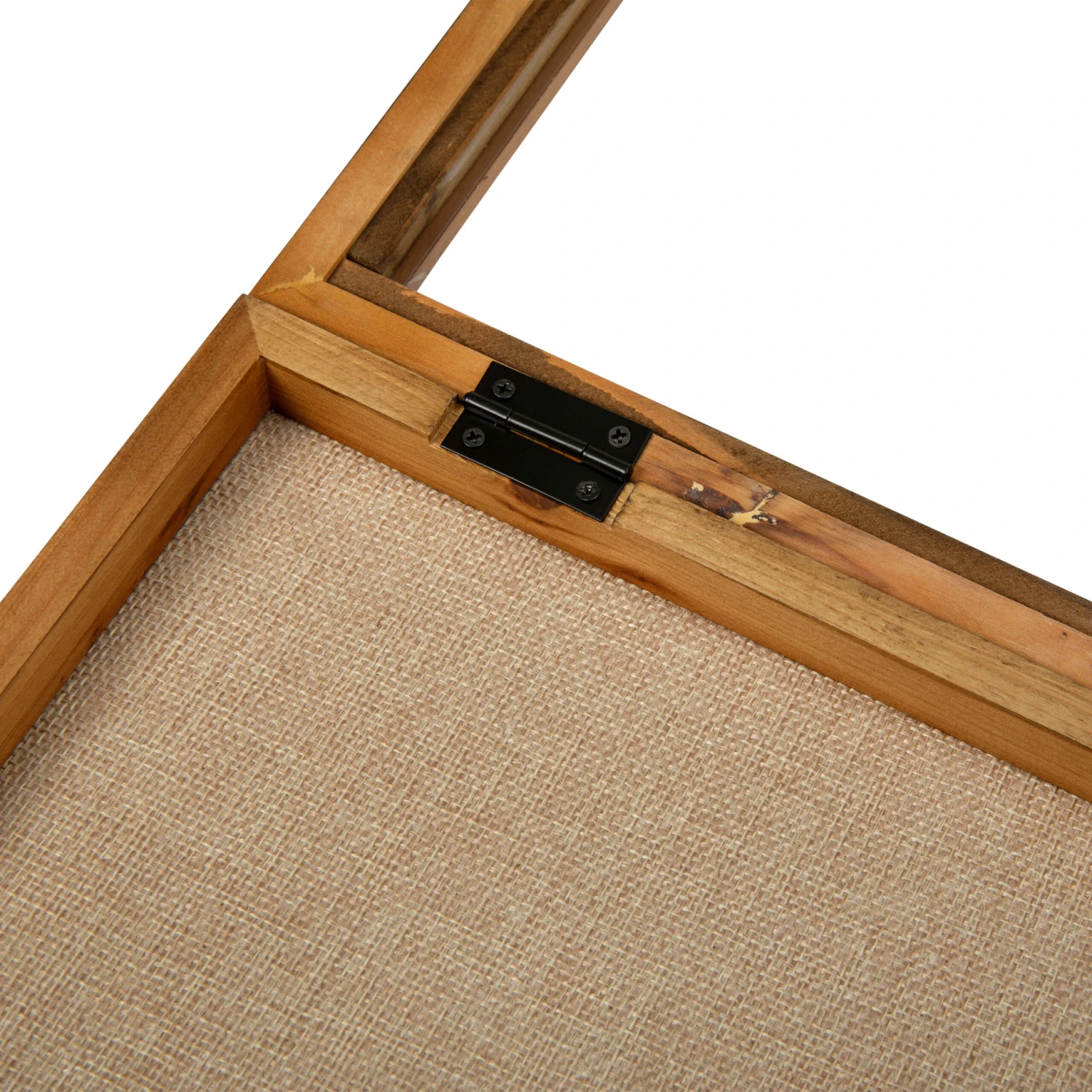 Flash Peyton Shadow Box Display Case With Linen Liner, Push Pins And Solid Pine Wood Frame - Image 13