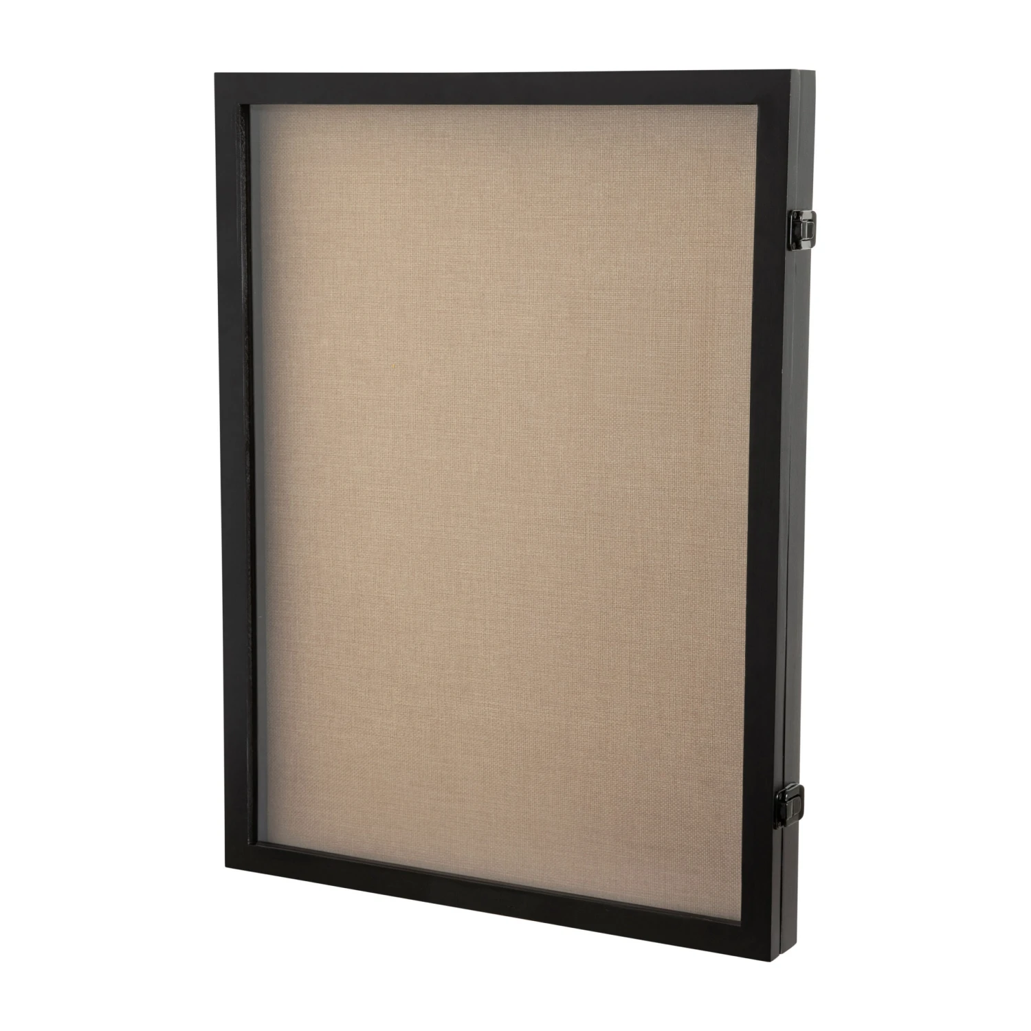 Flash Peyton Shadow Box Display Case With Linen Liner, Push Pins And Solid Pine Wood Frame - Image 15
