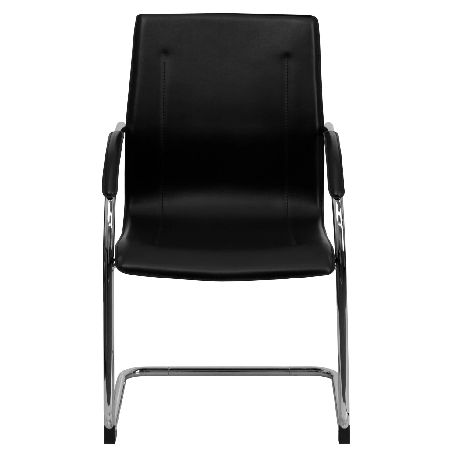 Flash Vinyl Side Reception Chair With Chrome Sled Base - Image 10