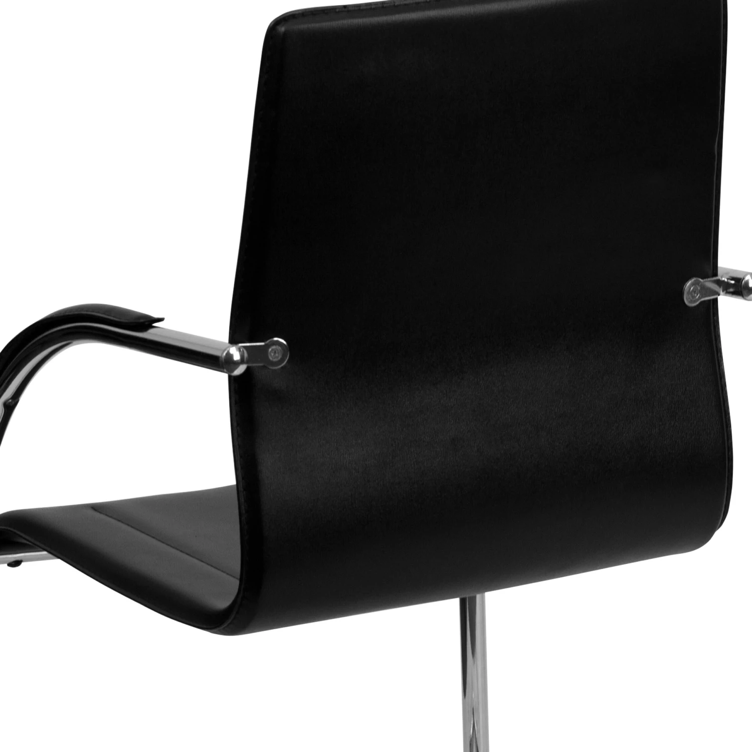 Flash Vinyl Side Reception Chair With Chrome Sled Base - Image 11