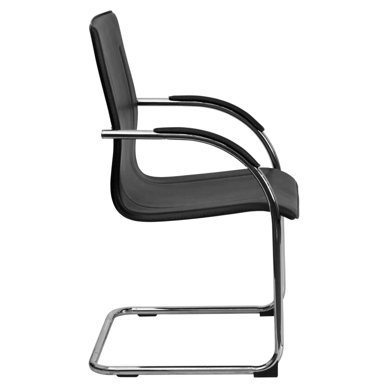 Flash Vinyl Side Reception Chair With Chrome Sled Base - Image 9