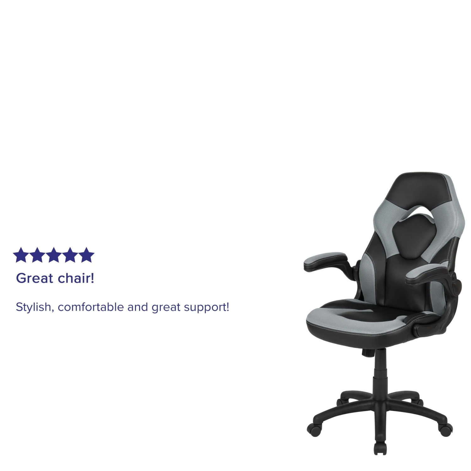 Flash X10 Gaming Chair Racing Office Ergonomic Computer PC Adjustable Swivel Chair With Flip-up Arms - Image 18